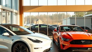 2024 Tesla Model Y vs Ford Mustang Mach-E Family SUV Showdown